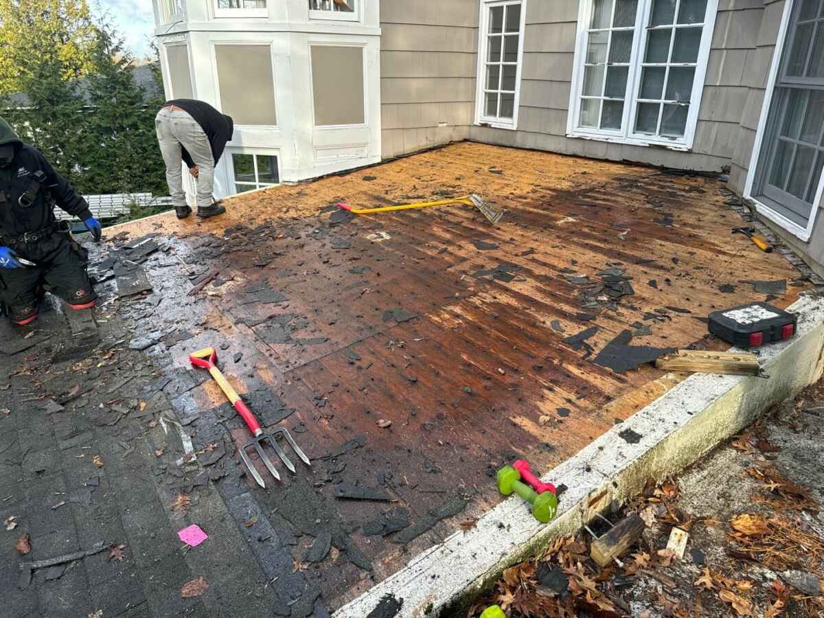 Low slope roof