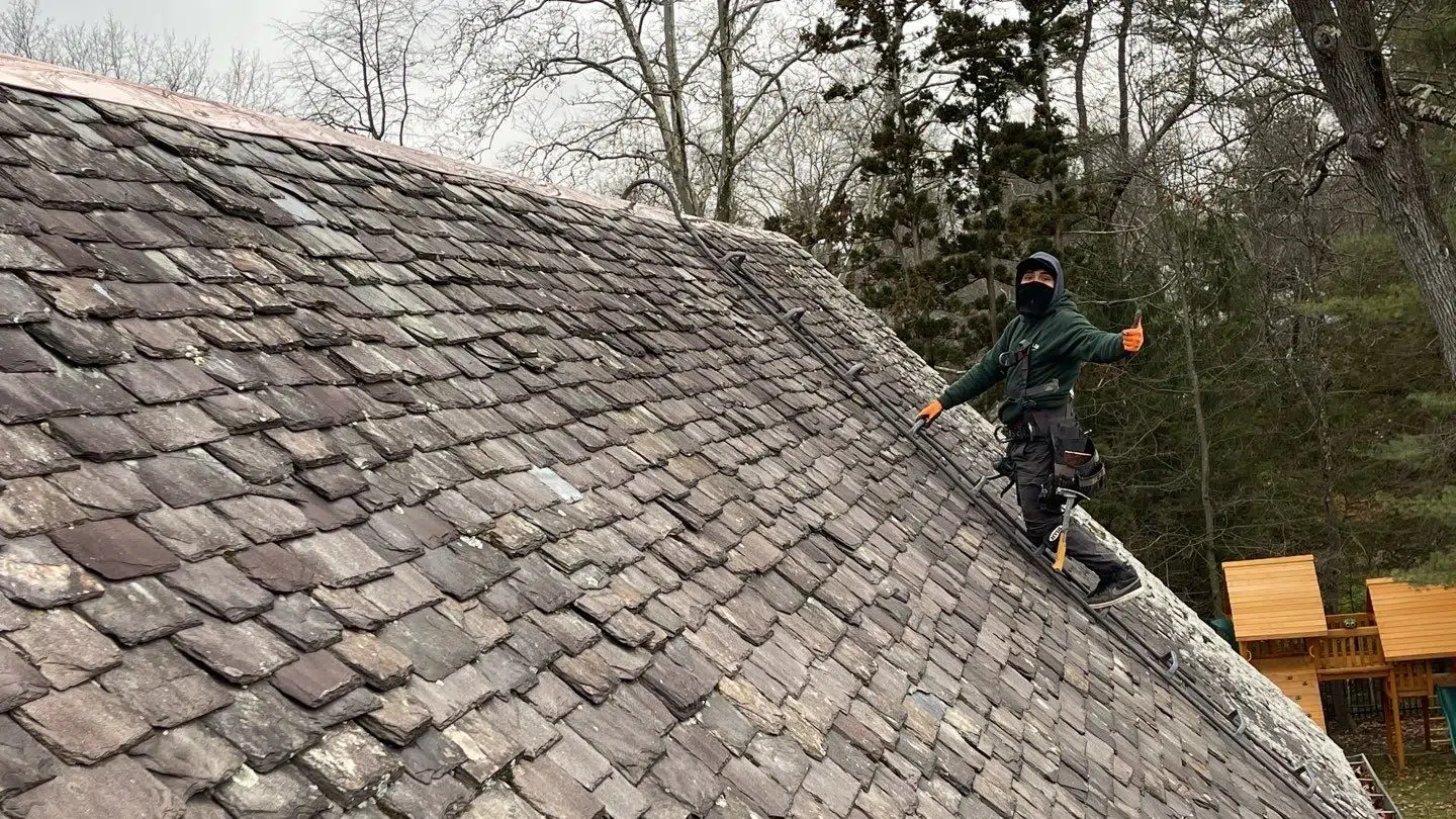 slate roof