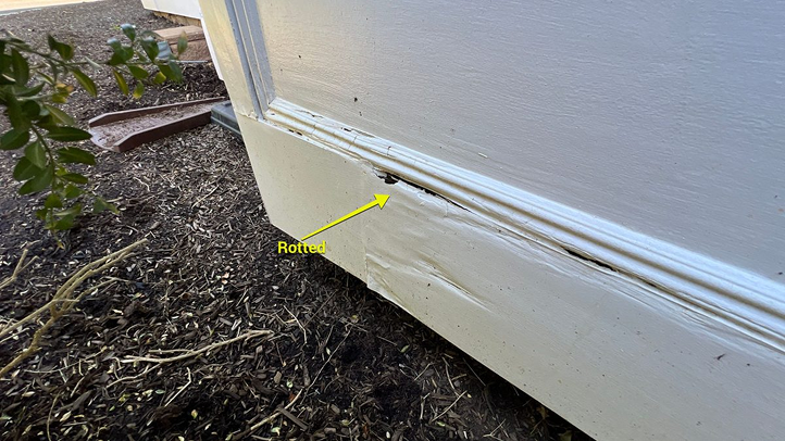 Rotten Exterior Trim on a Chatham, NJ Home
